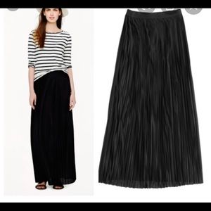 J.Crew Collection Pleated Maxi Skirt